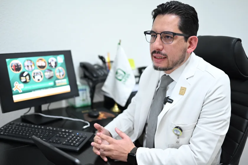doctor Pedro Hiram Saldívar Barreto, coordinador de Programas Médicos de la Coordinación de Salud Mental y Adicciones del IMSS explica del uso saludable de la tecnología
