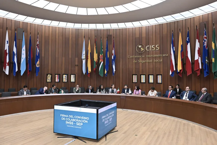 Sala de Banderas de la Conferencia Interamericana de Seguridad Social (CISS)