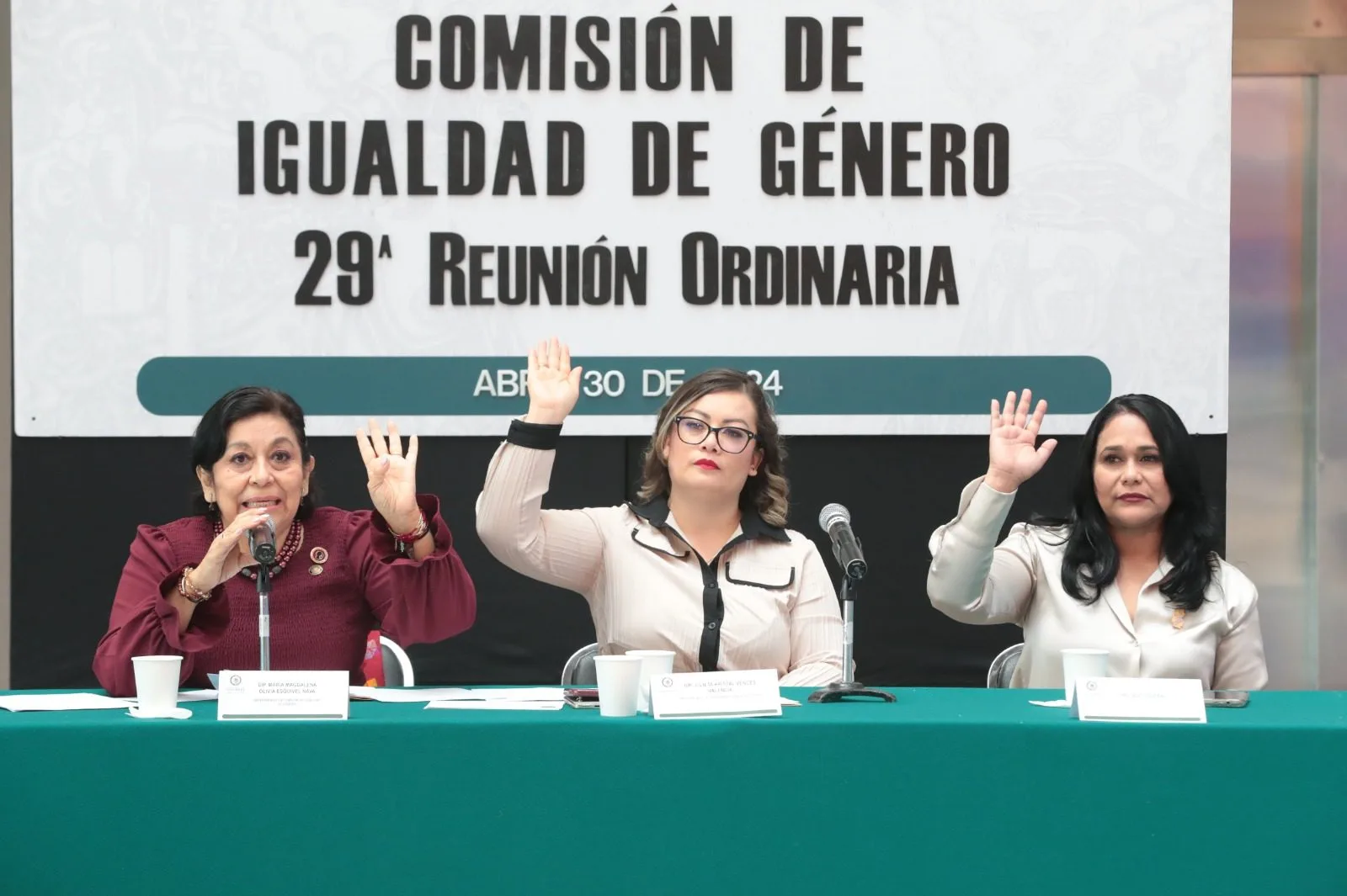 Votación por la protección laboral y bienestar de las mujeres