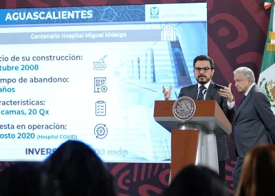 Director del IMSS presenta información de rescate de hospitales inconclusos de Aguascalientes