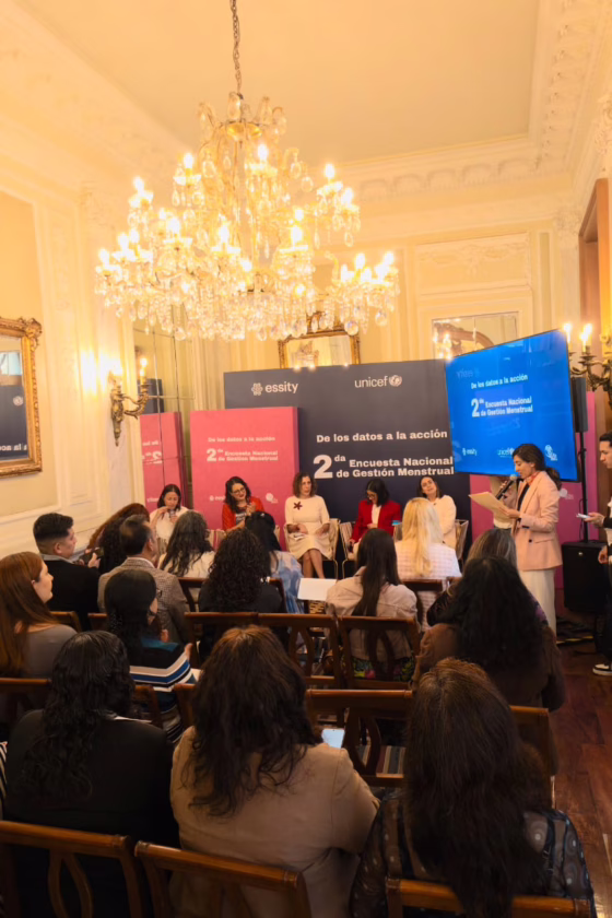 Presentación de los resultados de la Segunda Encuesta Nacional de Gestión Menstrual 2025.